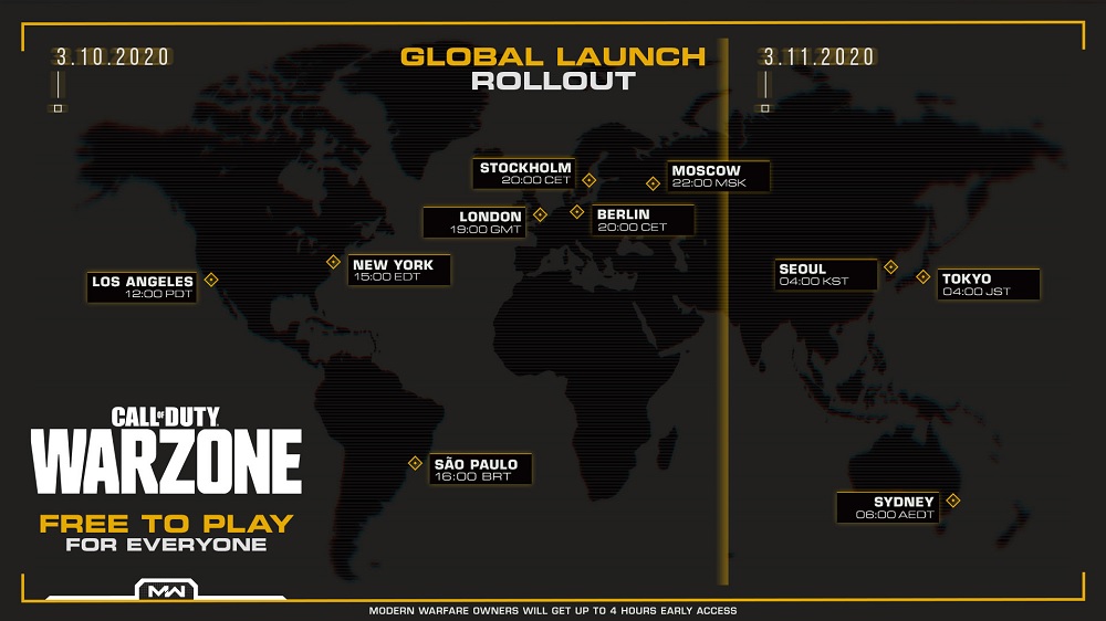 Call of Duty WARZONE - lanzamiento