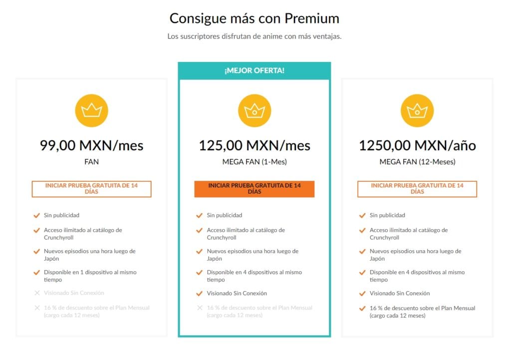 CRUNCHYROLL añade nuevos niveles de suscripción Tadaima