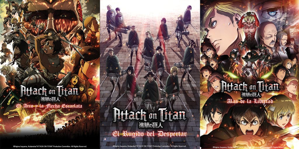 Attack on Titan: las películas