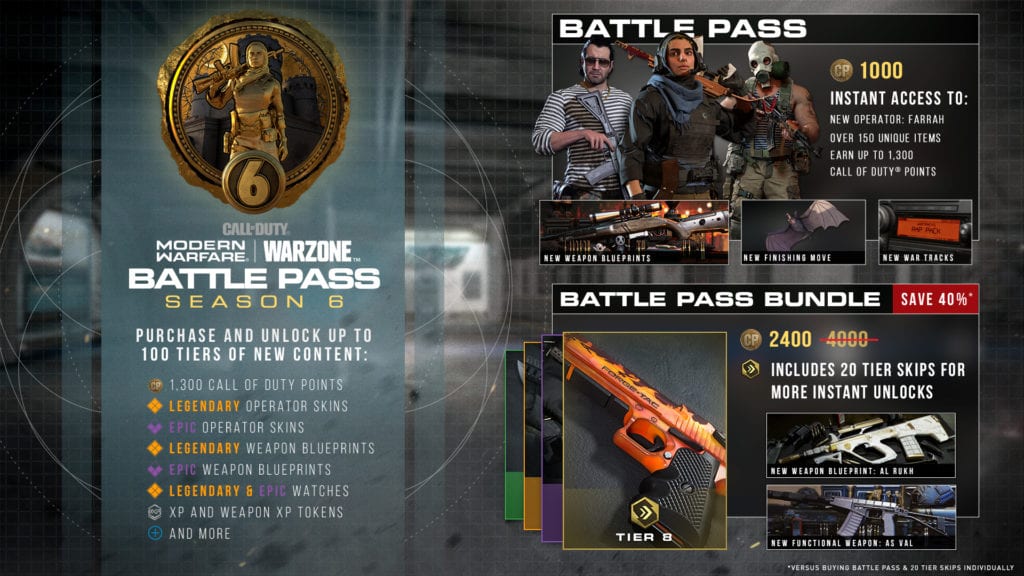 COD MW - battle pass