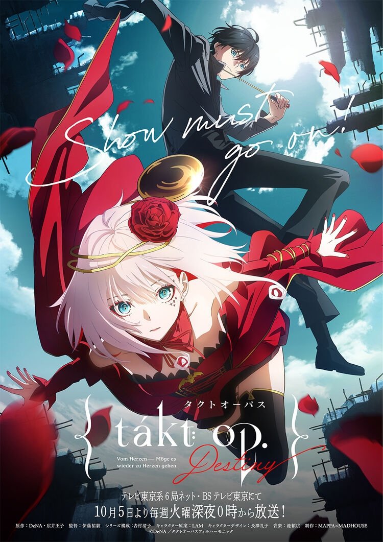 Takt Of Destiny Date De Sortie takt op. Destiny: nuevo anime original de MAPPA y Madhouse | Tadaima