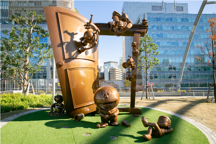 Monumento a Doraemon en Shibuya