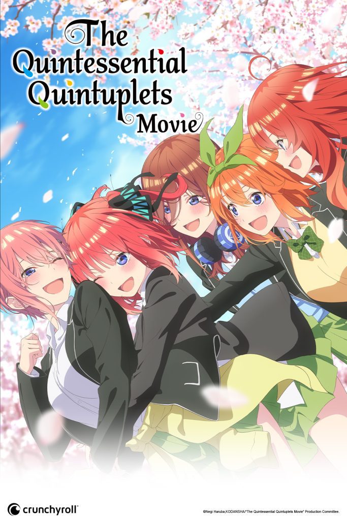 The Quintessential Quintuplets Movie estará pronto en Crunchyroll