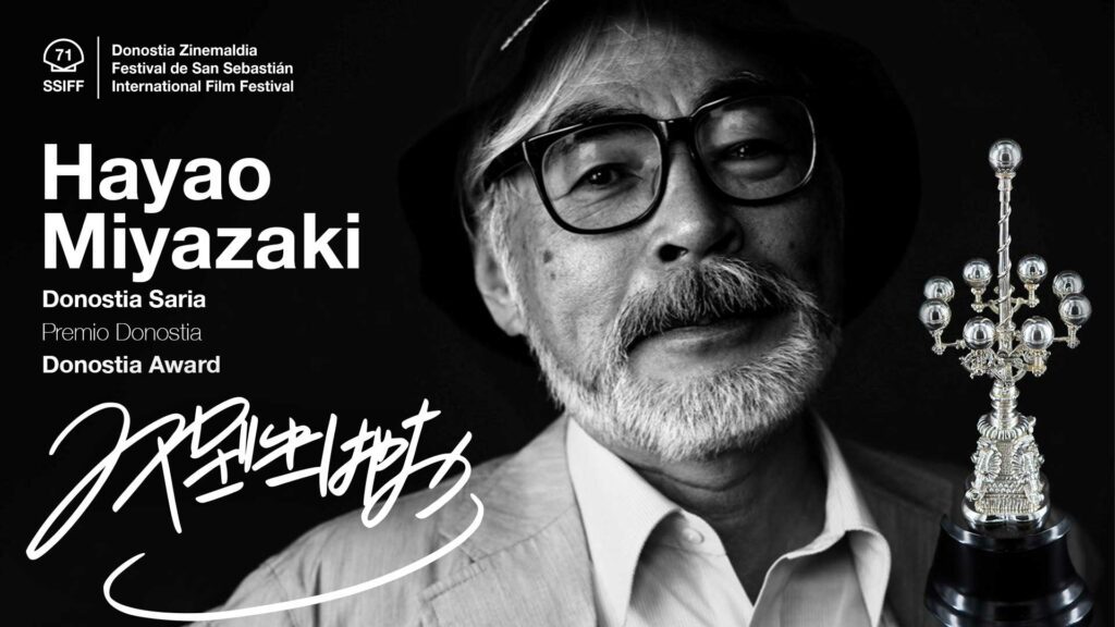 Hayao Miyazaki recibirá Premio Donostia